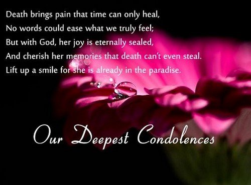 Condolence Quote Image free