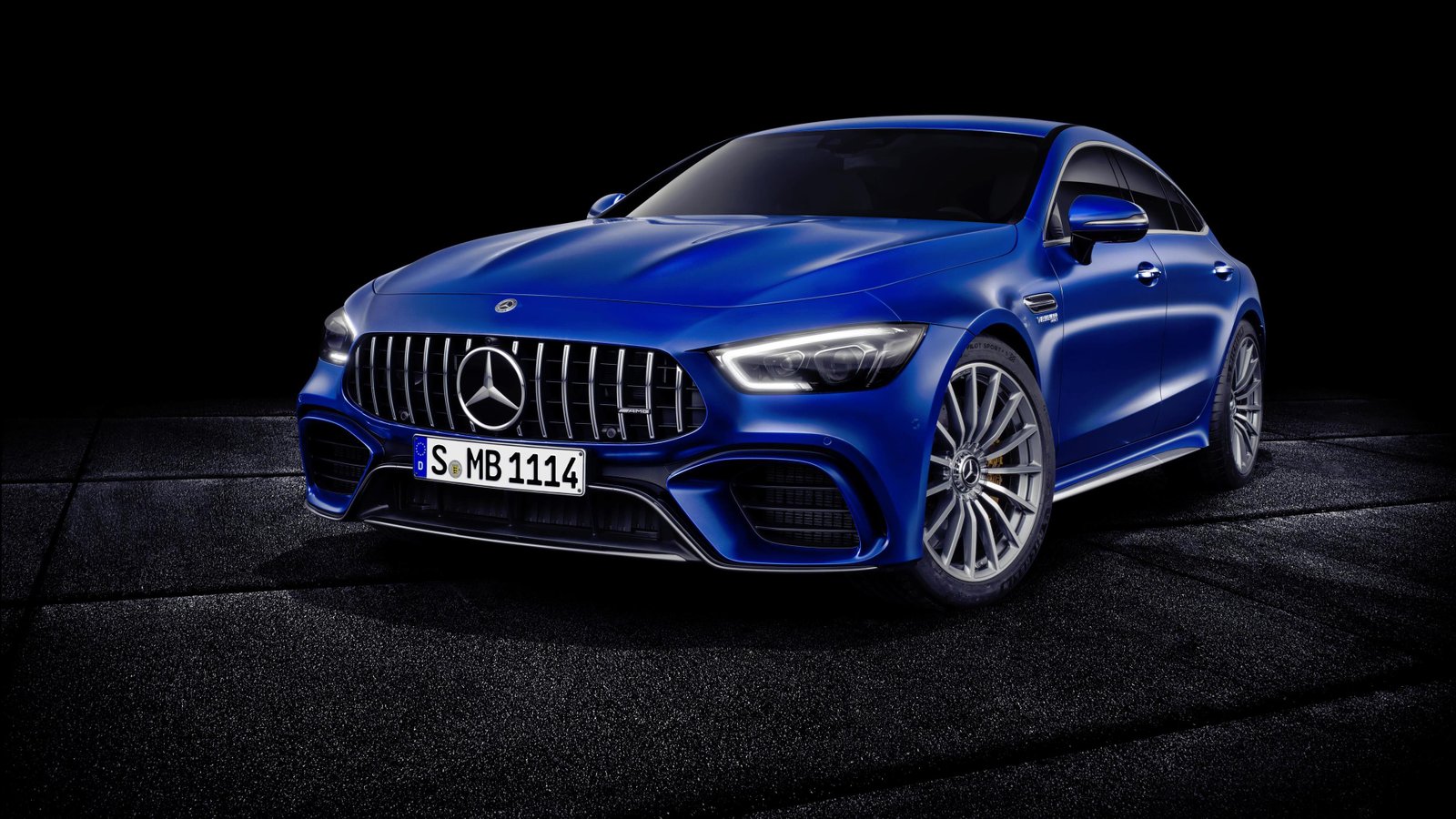 Blue Mercedes wallpaper Download